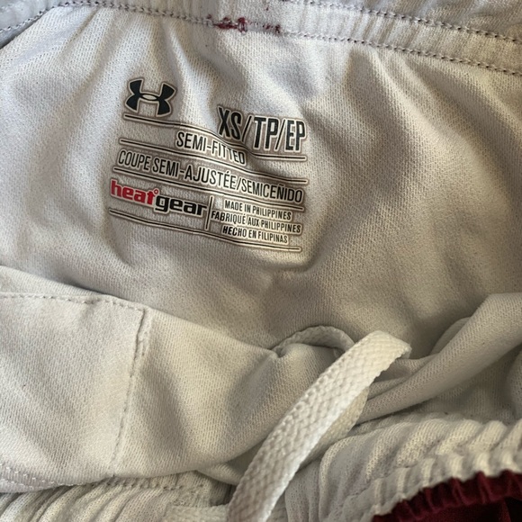 Maroon Under Armour Running Shorts - Picture 2 of 2
